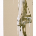 The Long Wait, 2012. Monotype, 76.8 x 35 cm. (Image courtesy of the artist)