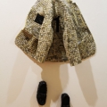 Techno Addict, 2015. Computer keys, clothes and shoes. Dimensions variable. (Image courtesy of the artist)