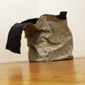 Digital Bag, 2015. Computer keys and cloth. Dimensions variable. (Image courtesy of the artist)