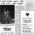 Capab holds 'quiet' talks with ANC, other bodies, Argus,  18 August 1992