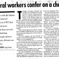 Karen Williams, Cultural workers confer on a charter