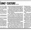 Beverley Mitchel, 'Harnessing' Culture...But Whose Values?, South, 21 - 27 March 1991