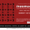 3+3+3=3, poster for Inasmuch performance, Serialworks, Woodstock, Cape Town, 2010.