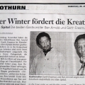 Article about Swiss residency, 2003.