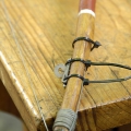 Gourd Bow, detail, 2005. Calabash, stick and wire (Photo: Jurie Senekal)