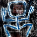 Untitled, 1985-1989. Spray paint and mixed media, 58 x 71 cm (Photo courtesy the artist)