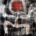Untitled, 1985-1989. Spray paint and mixed media, 58 x 71 cm (Photo courtesy the artist)
