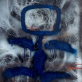 Untitled, 1985-1989. Spray paint and mixed media, 58 x 71 cm (Photo courtesy the artist)