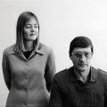 Jann Turner and Eugene de Kock at TRC Hearing, 1997. Photograph, dimensions variable. (Photo: G Hallett)