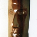 Mona Gisa, 2005. Mahogany, 35 x 12 x 12 cm