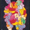 Les Monstres III, 1991. Acrylic on board, 35 x 50 cm. (Image courtesy of the artist).