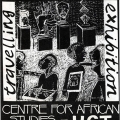 Isaac Nkululeko Makeleni - Visual Arts Group exhibition invite, with drawing by Makeleni