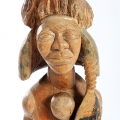 Isaac Nkululeko Makeleni - Zulu Warrior. Wood, stains, paint, 63 x 20 x 16 cm, late 1980s (Collection: M. Pissarra, Cape Town. Photo: C. Beyer