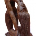 Isaac Nkululeko Makeleni - Dancer. Wood (Collection: Private. Photo: Cape Gallery)