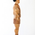 Isaac Nkululeko Makeleni - Inyanga (side view). Wood, 96 x 22 x 15 cm, late 1980s (Collection: private, Cape Town. Photo: C. Beyer