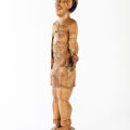 Isaac Nkululeko Makeleni - Inyanga. Wood, 96 x 22 x 15 cm, late 1980s (Collection: private, Cape Town. Photo: C. Beyer