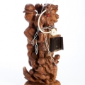Permitted in the Pre-described Area of the Cape Peninsula Divisional Council of the Cape, 2007. Industrial pine, metal, plastic, 71 x 20 x 22 cm (Collection: M. Makeleni. Photo: C. Beyer