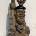 Sam Nujoma and Company, 1992.  Yellowwood, 91.5 x 51 x 24.5 cm. Photo: Mario Pissarra.