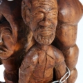 Permitted in the Pre-described Area of the Cape Peninsula Divisional Council of the Cape. Industrial pine, metal, plastic, 71 x 20 x 22 cm, 2007 (Collection: M. Makeleni. Photo: C. Beyer