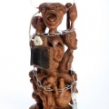 Permitted in the Pre-described Area of the Cape Peninsula Divisional Council of the Cape, 2007. Industrial pine, metal, plastic, 71 x 20 x 22 cm (Collection: M. Makeleni. Photo: C. Beyer