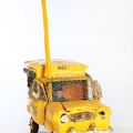 Mellow Yellow. Wire, tin, papier-m