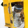 Mellow Yellow. Wire, tin, papier-m