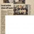 Local artists show off work, Southern Mail. Wednesday , 12 March 2008.