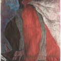Reading the Stars, 2012. Pastel and charcoal on paper. 136 x 70 cm (Image courtesy of Durban Art Gallery)