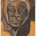 Skom Boy, 2012. Charcoal and chalk on paper. 63 x 36 cm (Image courtesy of Durban Art Gallery)
