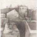 The Dream, 2007. Pencil and pastel with transfer on paper. 63 x 48 cm (Image courtesy of Durban Art Gallery)