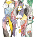 Deceit, 1990. Silkscreen on paper. 33 x 25 cm (Image courtesy of Durban Art Gallery)