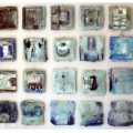 Earth crust glass wall, 2007. Mixed media. 280 x 170 cm (Photo: Courtesy of Jeannette Unite)