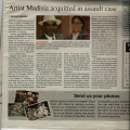 Artist Madisia acquited on charges of assault - Namibian newspaper 7 May 2014 pg 3