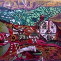 Botsotso II 2004 - Cardboard relief print (Image Courtesy the artist)