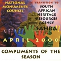 Seasons Greetings. National Monuments Council greeting card