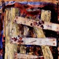 Boarded Window 1998. Watercolour on paper (Photo courtesy the artist)