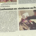 Krishna Luchoomun en résidence au Portugal, Mauricien, December 2013