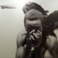 I am the fish, you are a bird II,  2016. Mixed-media on mirror, 65.6 × 115.6 cm (Image courtesy of the artist).