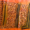 Untitled. Mixed media, 77 x 120 cm (Photo: S Williams)