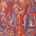 Untitled, 1993. Acrylic on paper. 118 x 87 cm. Collection: R Loder. Source: Cross Currents (2000)