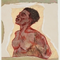 Daydreaming, 2008. Ink and oil pastel on paper. 45 x 39 cm (Photo: Mike Hall)
