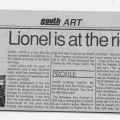 Lionel is at the right place. South Art, 9 - 14 July