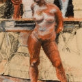 Drawing Class, 1985. Charcoal and oil pastel on newsprint. 61 x 45.5 cm (Photo: Mike Hall)