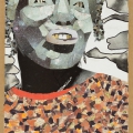 White Mask, 2009. Collage on paper. 48 x 41 cm (Photo: Mike Hall)