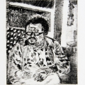 Father and Child, 1982. Etching. 14.5 x 17.5 cm. Artist's Collection (Photo: S Williams)