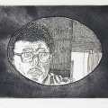 Confined, 1982. Etching. 19.5 x 14.5 cm. Artist's Collection (Photo: S Williams)