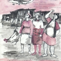 Artwork for You Strike the Women, You Strike the Rock, c. 1989. Ink and wash on paper. 59.5 x 42 cm. (Image courtesy of the artist).