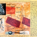 Footprints on Robben Island, c. 2000. Mixed media. 59.5 x 82 cm. Artist's collection (Photo: S Williams)