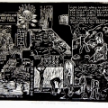 Robben Island Remembered, 1994. Linocut. 39.5 x 27.5 cm. Artist's collection (Photo: S Williams)