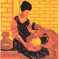 Ceramic Beauty, 1981. Silkscreen. 15 x 21 cm. Artist's collection (Photo: S Williams)